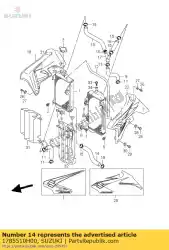 Ici, vous pouvez commander le tuyau, radiateur j auprès de Suzuki , avec le numéro de pièce 1785510H00: