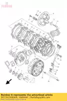 5XT161500000, Yamaha, engranaje impulsado primario comp. yamaha  xg 250 2005 2017 2018 2019 2020 2021, Nuevo