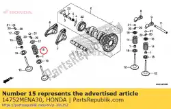 Tutaj możesz zamówić wiosna, np. Zawór od Honda , z numerem części 14752MENA30: