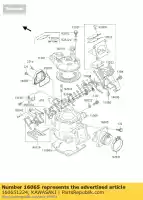 160651224, Kawasaki, soporte-carburador kawasaki kx  w r t b kx100 kx80 sw lw 80 100 , Nuevo