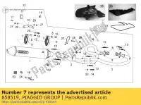 858519, Piaggio Group, pakking aprilia rxv sxv 450 2008, Nieuw