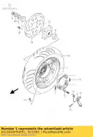 6415049F00E91, Suzuki, ruota rr. suzuki uh burgman  uh125 125 , Nuovo