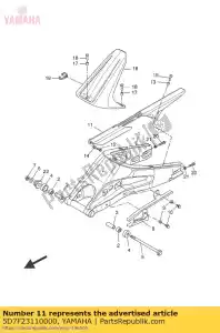 yamaha 5D7F23110000 case, chain - Bottom side