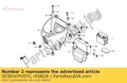 Aqui você pode pedir o nenhuma descrição disponível no momento em Honda , com o número da peça 50381KPH970: