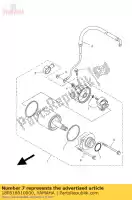 18P818010000, Yamaha, set di pennelli yamaha  mt xsr yfz yzf 450 660 690 700 900 2010 2011 2012 2013 2014 2015 2016 2017 2018 2019 2020 2021, Nuovo