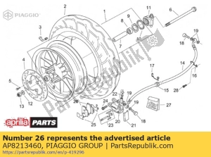 aprilia AP8213460 brake pads - Bottom side