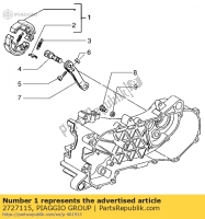 2727115, Aprilia, para klocków hamulcowych, Nowy