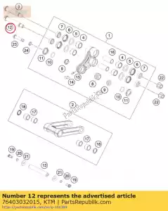 ktm 76403032015 bullone per cantilever - Il fondo