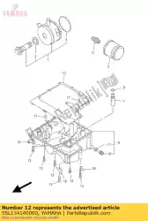 Aquí puede pedir junta, tapa del filtro de Yamaha , con el número de pieza 5SL134140000: