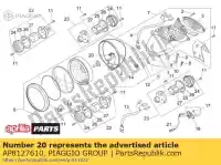 AP8127610, Piaggio Group, Headlight wiring w/harness aprilia  mojito 125 150 2003 2004 2005 2006 2007 2008, New