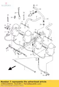 suzuki 1360226E60 schroef - Onderkant