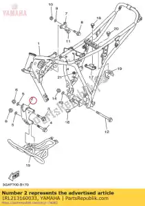 yamaha 1RL213160033 resta, motore 3 - Il fondo