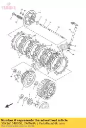 Here you can order the plate, thrust 1 from Yamaha, with part number 30X161540000: