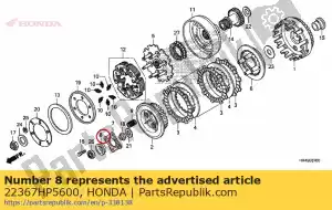 Honda 22367HP5600 kraag, koppeling lifter - Onderkant