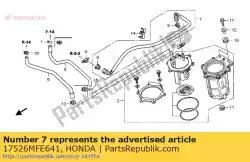 Here you can order the hose comp., fuel feed from Honda, with part number 17526MFE641: