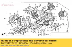 Qui puoi ordinare nessuna descrizione disponibile al momento da Honda , con numero parte 16027MT3750: