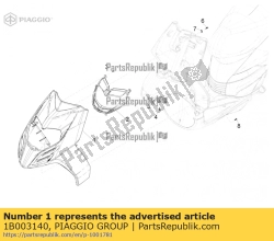 Aprilia 1B003140, Tarcza przednia, OEM: Aprilia 1B003140