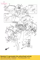 901100624500, Yamaha, ?ruba z ?bem o gnie?dzie sze?ciok?tnym yamaha  fjr mt vmx xsr xvs yz yzf r 300 450 900 950 1000 1300 1700 2007 2008 2009 2010 2011 2012 2013 2014 2015 2016 2017 2018 2019 2020 2021, Nowy