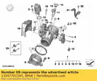 13547701545, BMW, vis isa avec rondelle - m4x25 bmw  650 700 800 900 1200 1300 2004 2005 2006 2007 2008 2009 2010 2011 2012 2013 2014 2015 2016, Nouveau