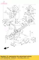 Here you can order the hose, brake from Yamaha, with part number 37PF584B0000: