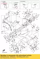 BX42839100, Yamaha, grafico 1 dpbmc yamaha yzfr1 1000 , Nuovo