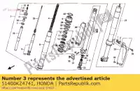 51400KZ4741, Honda, nessuna descrizione disponibile al momento honda cr 125 1990, Nuovo