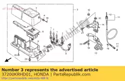 Tutaj możesz zamówić zespó? Pr? Dko? Ciomierza. (km / h) od Honda , z numerem części 37200KRHD01: