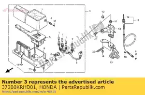 Honda 37200KRHD01 zespó? pr?dko?ciomierza. (km / h) - Dół