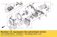 33155MW4003, Honda, support comp. honda rvf  r rvf750r 750 , Nouveau