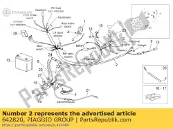 Tutaj możesz zamówić g?ówna wi? Zka przewodów od Piaggio Group , z numerem części 642820:
