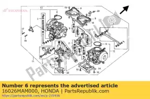 honda 16026MAM000 jeu de joints, carburant - La partie au fond