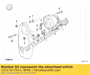 bmw 12317677914 idler - Bottom side