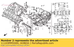 Aquí puede pedir cubierta de cámara acg de Honda , con el número de pieza 11103MM5000: