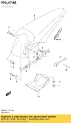 Here you can order the nut from Suzuki, with part number 083193106B: