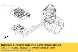 Here you can order the gasket,cylinder from Honda, with part number 12191KPF901: