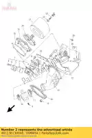 4XL136130000, Yamaha, válvula de palheta yamaha wr yz 250 1997 1998 1999 2000 2001, Novo