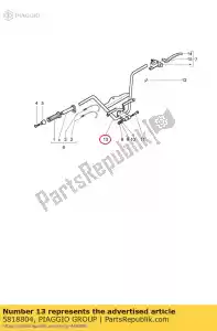 Piaggio Group 5818804 guidon - image 10 de 10