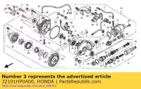 32101HP0A00, Honda, cablaggio secondario, ffc honda trx500fa fourtrax foreman foretrax rubicon rubican trx500fe es trx500fpa wp 500 , Nuovo