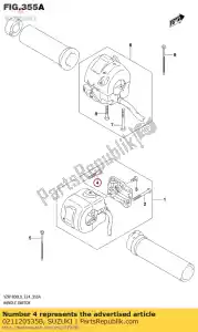 suzuki 021120535B vis - La partie au fond