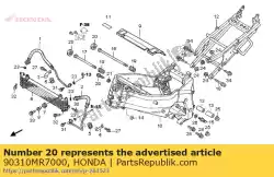 Tutaj możesz zamówić nakr? Tka zabezpieczaj? Ca 22x2,0 od Honda , z numerem części 90310MR7000: