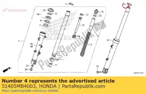 honda 51405MB4003 ring, stopper - Bottom side