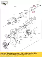 922001504, Kawasaki, podk?adka, spr??yna kawasaki kvf650 prairie kvf360 4x4 kfx700 kvf750 ksv700a6f ksv700b6f ksv700a7f ksv700b7f eps brute force 650 4x4i 750 epsgef epshef gff hff camo 360 700 , Nowy