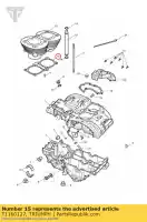 T1160127, Triumph, podstawa uszczelki 2 cyl dia 90 triumph america carbs america efi bonneville & bonneville t100 carbs bonneville & bonneville t100 efi bonneville efi > 380776 bonneville from vin 380777 & se bonneville from vin 380777/ se bonneville t100 efi scrambler carb scrambler efi sp, Nowy