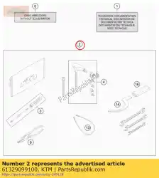 Aquí puede pedir conjunto de herramientas de KTM , con el número de pieza 61329099100: