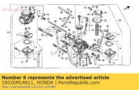 16026ML4611, Honda, conjunto de combustible un, Nuevo