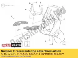 Tutaj możesz zamówić dolne zamkni? Cie przedniego widelca od Piaggio Group , z numerem części AP8217034: