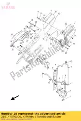 Qui puoi ordinare posto a sedere da Yamaha , con numero parte 2BS1475P0000: