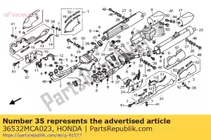 honda 36532MCA023 sensor, oxygen (#246) - Bottom side