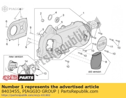 Aprilia 8403455, Variator cover, OEM: Aprilia 8403455