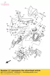 Ici, vous pouvez commander le couvercle, extérieur 1 auprès de Yamaha , avec le numéro de pièce B672312200P0: